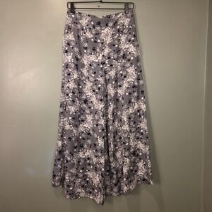Jack Women's Super Wide Leg Pull On Pants Floral Print Boho, Fits Like Size M